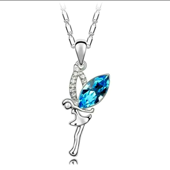 Jewelry - New Fashion Rhinestone Angel Girl Necklace